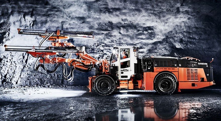 Underground mining drilling equipment